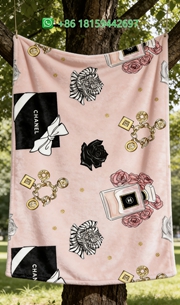 Chanel Throw Blankets